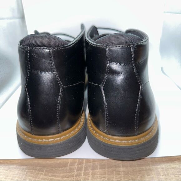 Eastland Shoes Mens 13 Black Landon Chukka Lace-Up Almond Toe Boots - Picture 5 of 12